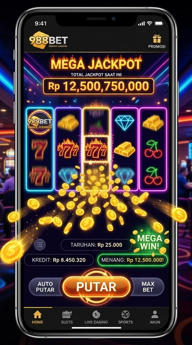 Tangkapan layar katalog aplikasi lengkap di 988bet.